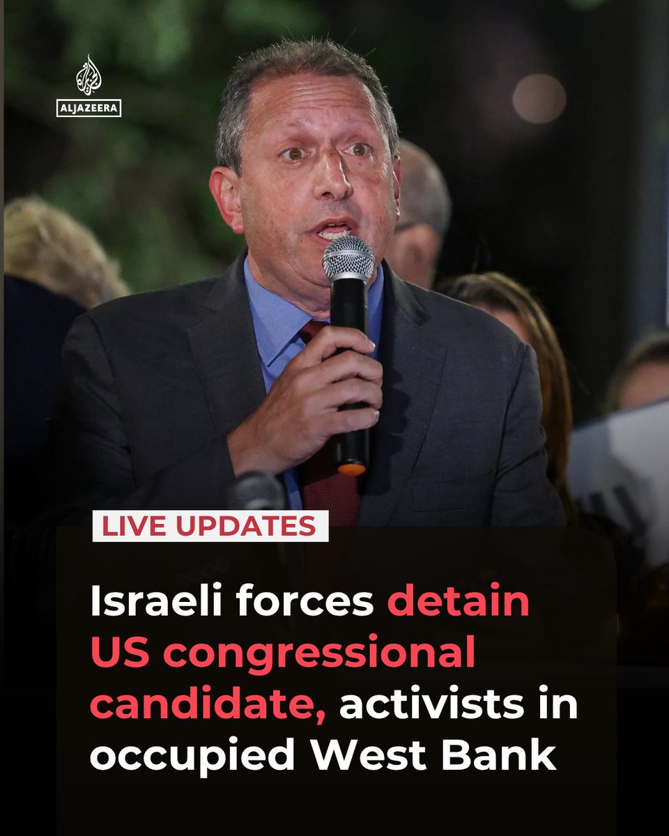 Israeli forces have detained US congressional candidate Brad Lander along with dozens of activists and Palestinian…