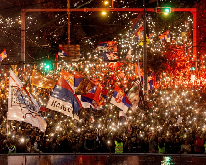 Massive student-led rally marches in Belgrade ahead of Serbian election Student List movement hopes to oust the party…