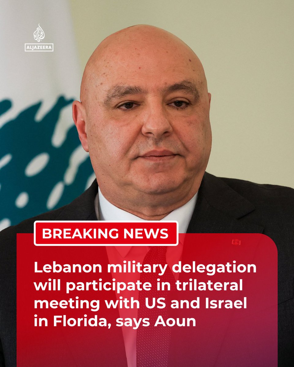 Lebanon will send military delegates to US-backed talks with Israel in Tampa on Tuesday, pressing for an end to Israeli 