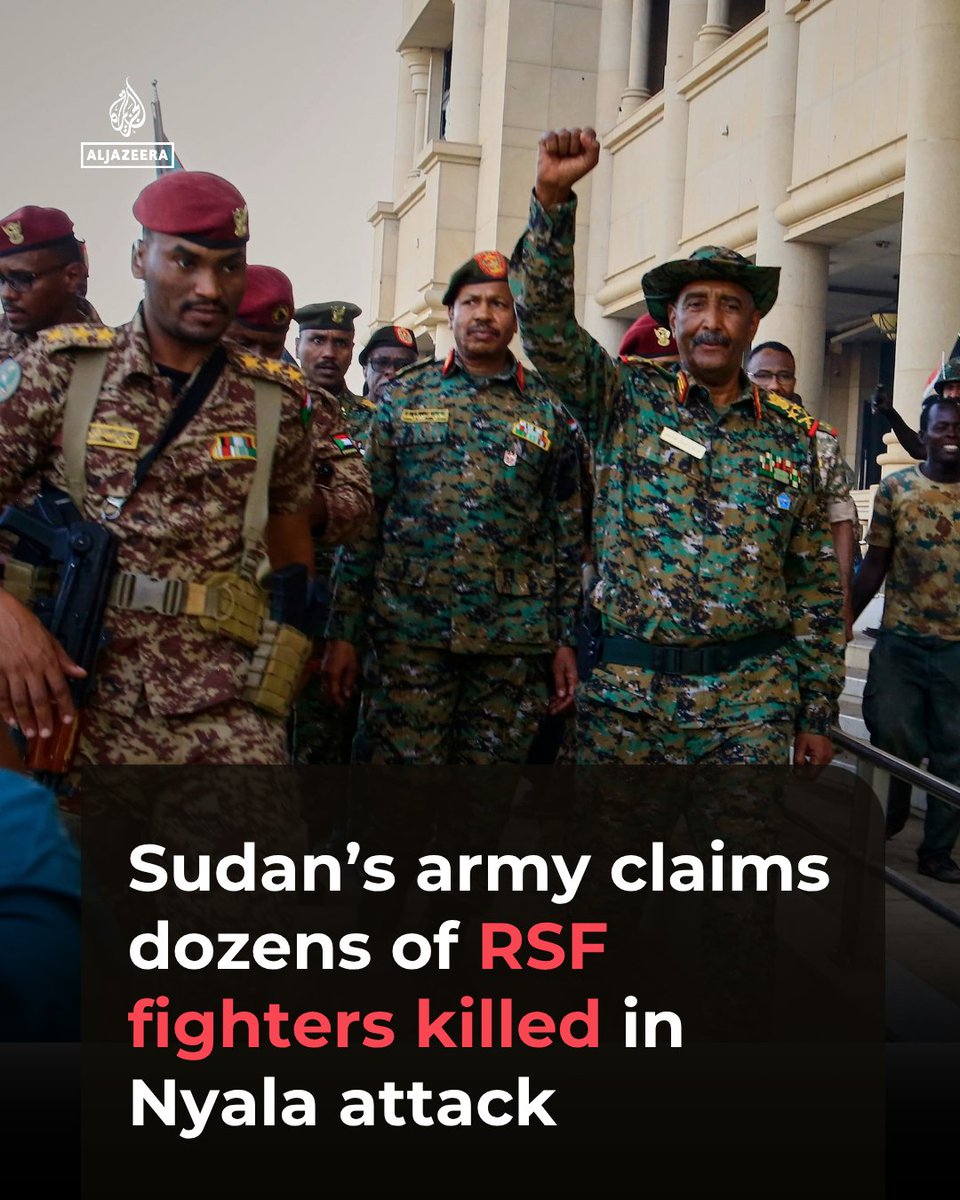 The RSF says a Nyala market strike in Sudan killed at least 30 civilians; the army says it hit RSF fighters.