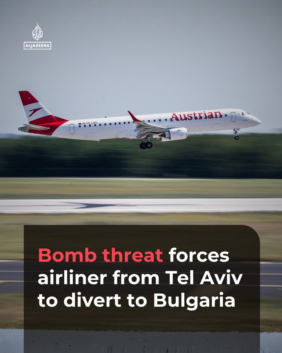 An Austrian Airlines flight from Tel Aviv to Vienna received a bomb threat on Sunday, which forced the plane to divert…