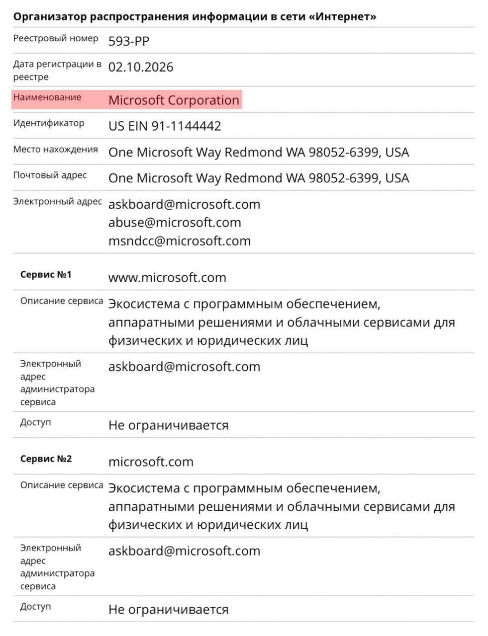 Apple и Microsoft могут заблокировать в России — РКН внёс компании в свой реестр.** **Теперь на техногигантов…