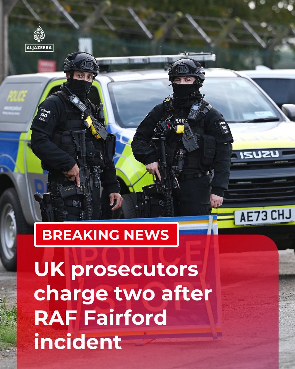 BREAKING: British prosecutors say they ⁠have charged two men with ‌offences under the National Security Act following…