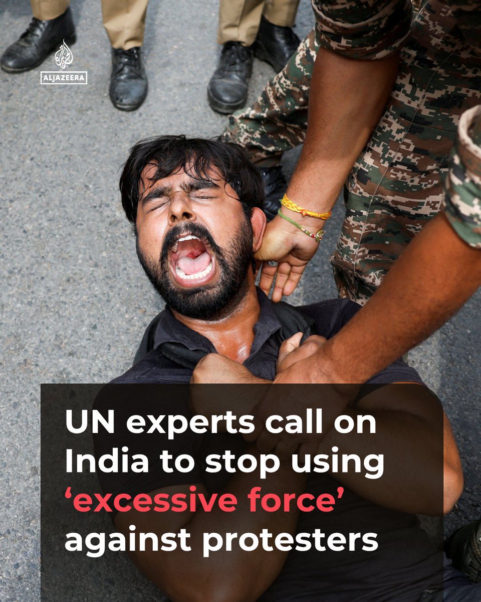 UN experts have called on the Indian gov't to stop using “excessive force” amid a crackdown on opposition and student…