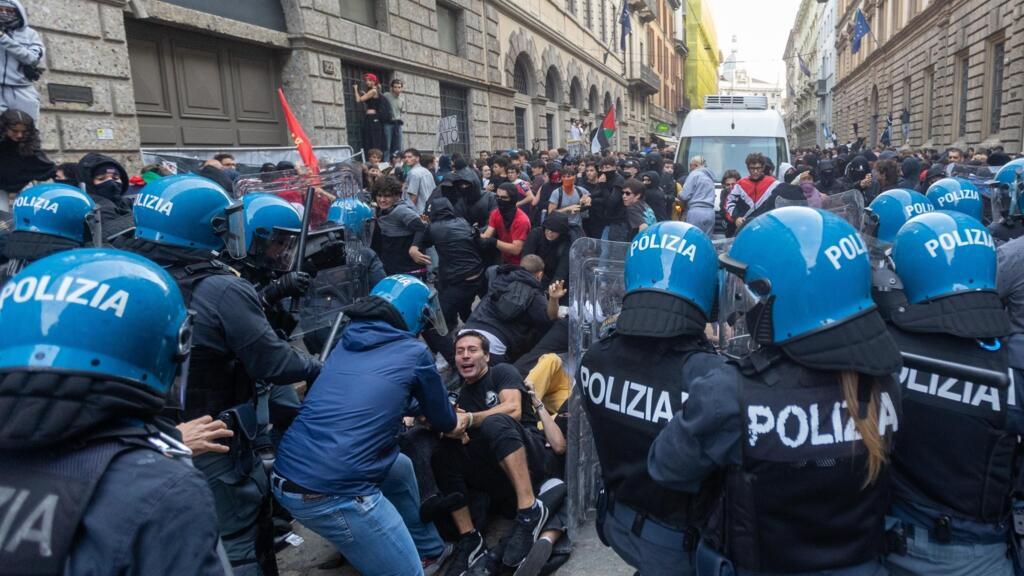 Italy hit by violent cost-of-living protests, mostly minors arrested Youths and police clashed for a second…