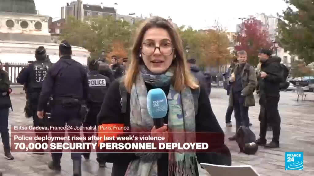 Paris: Last-minute change to the protest route The Paris police prefecture changed the route of the authorised trade…