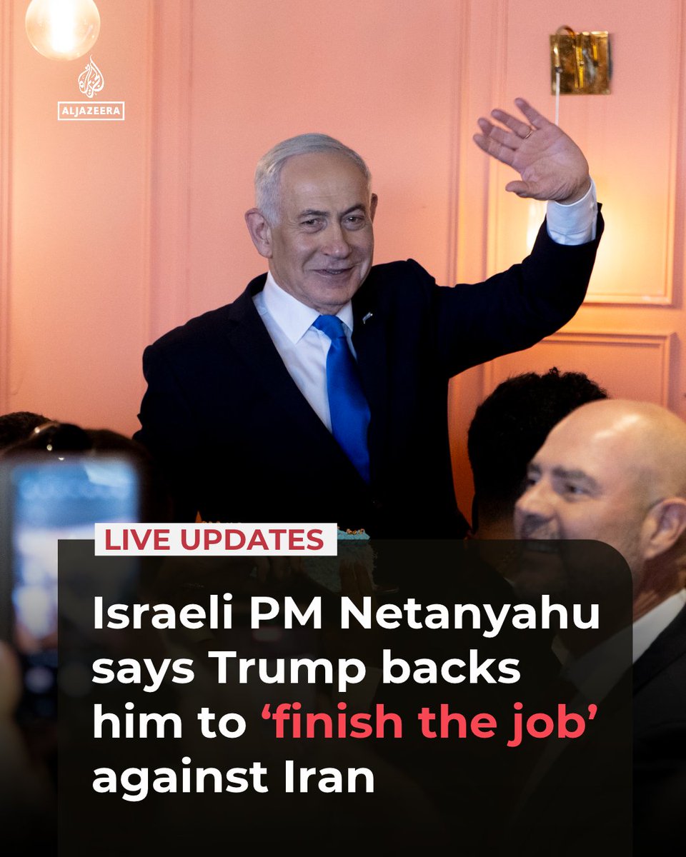 Israeli PM Netanyahu says US President Trump wants to “finish the job” against Iran with him as a partner, warning…