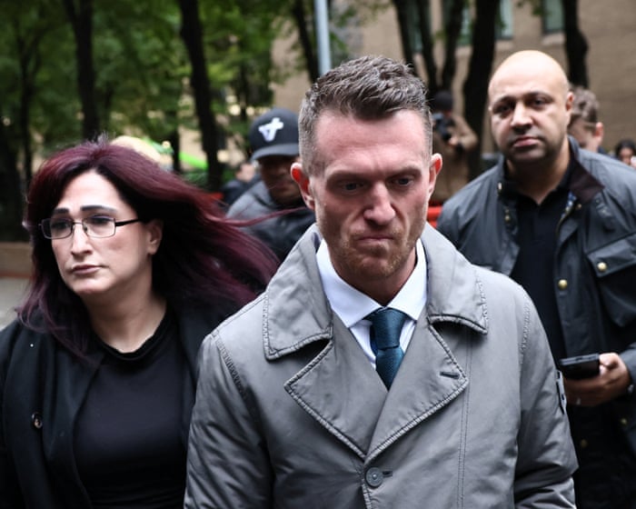 Tommy Robinson threatened to publish details about journalist’s family, court told Andrew Young claims he received…