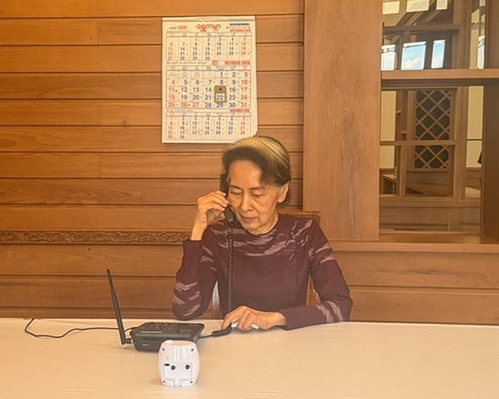 Aung San Suu Kyi’s son speaks to detained former Myanmar leader for first time in five years Kim Aris says ‘hearing…