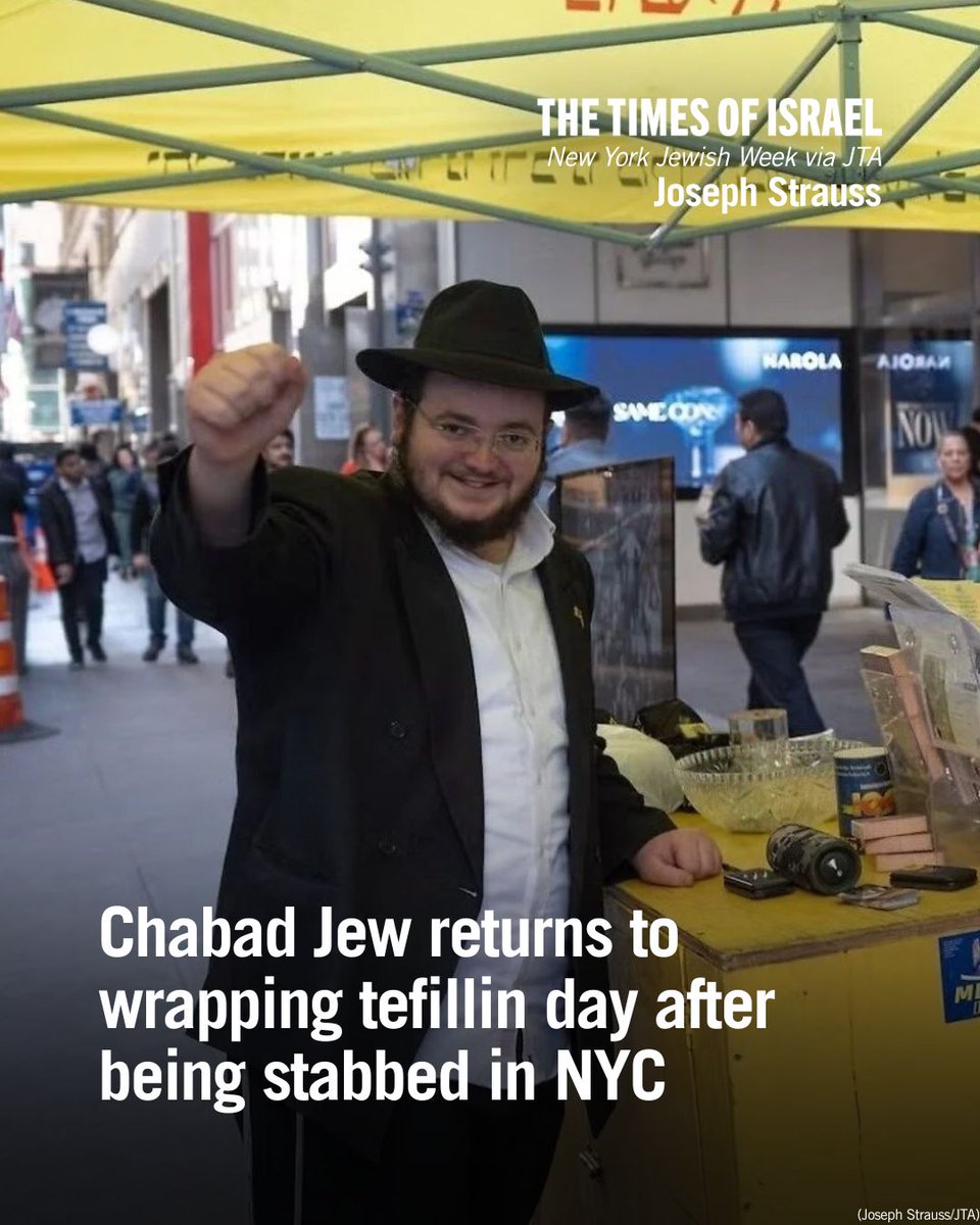 Less than 24 hours after he was stabbed in midtown Manhattan, Yosef, a Chabad-Lubavitch man from Crown Heights, was…