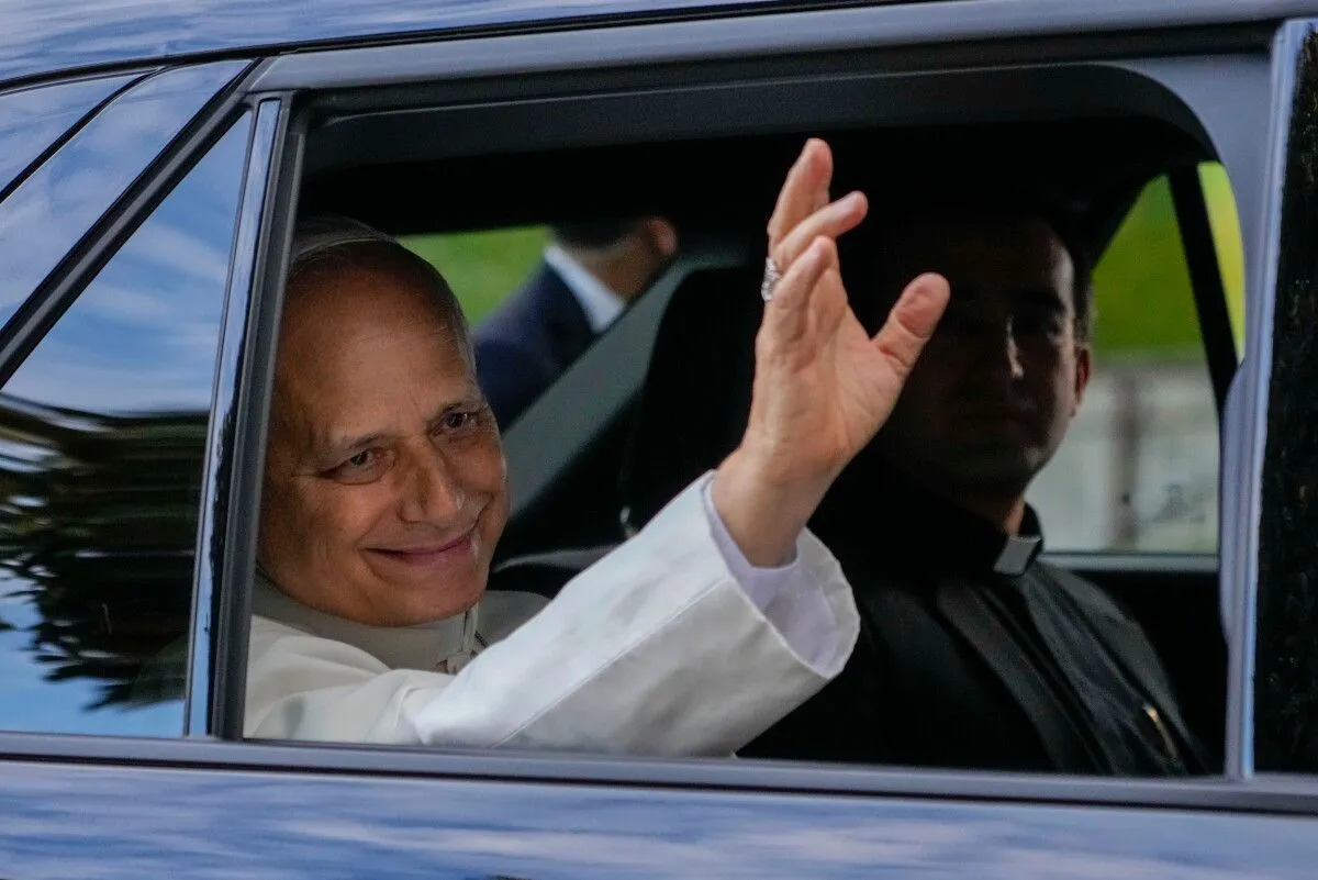 Pope Leo has left Rome’s Gemelli hospital after undergoing surgery for lung cancer. On Saturday, he greeted…