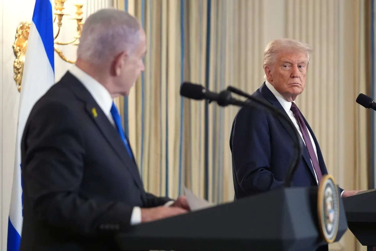 Trump endorsed Netanyahu for re-election ahead of Israel's October 27 vote, saying America would have to do the Iran wor