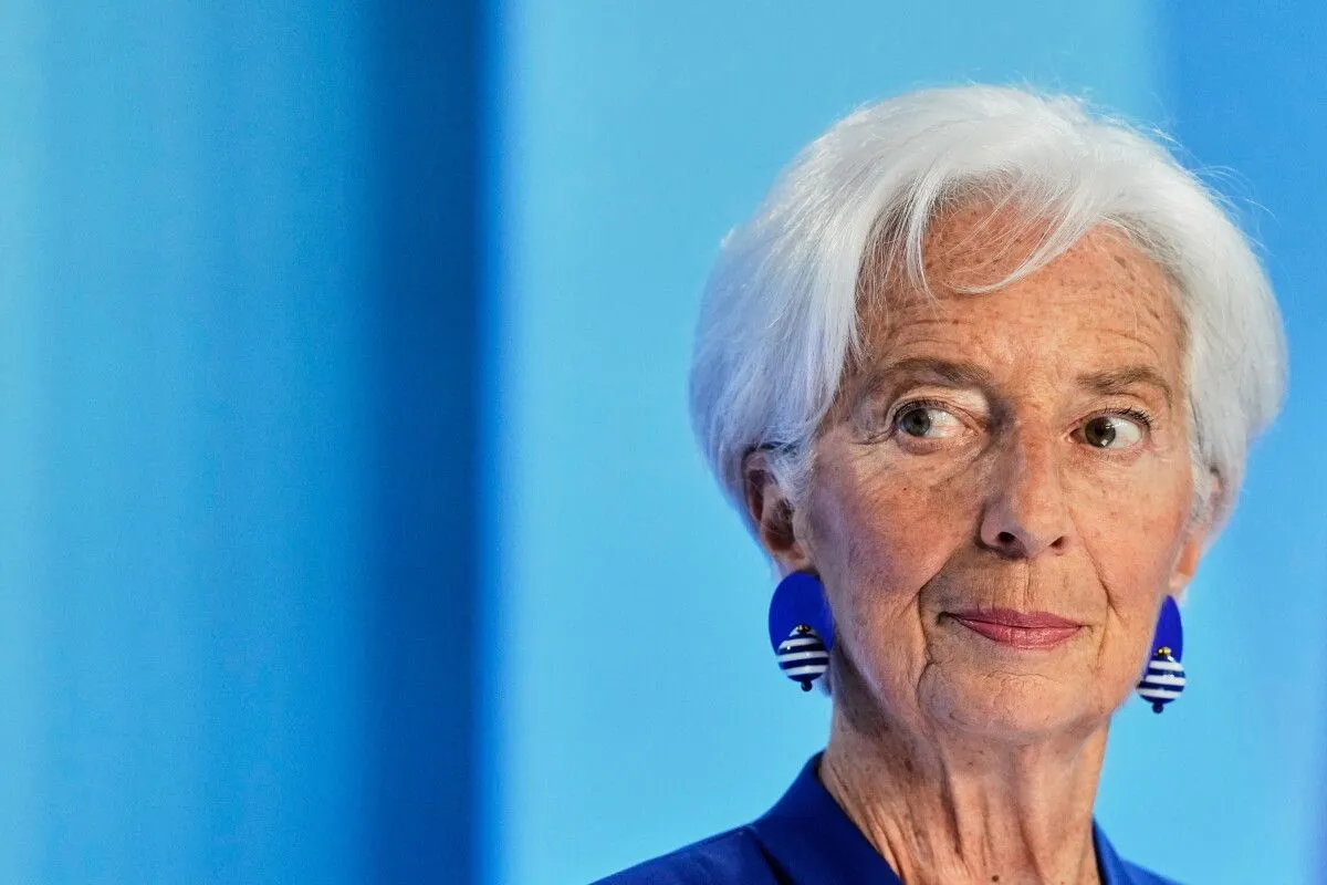 European Central Bank President Christine Lagarde will resign Feb. 7, nine months ahead of the end of her 8-year term,…