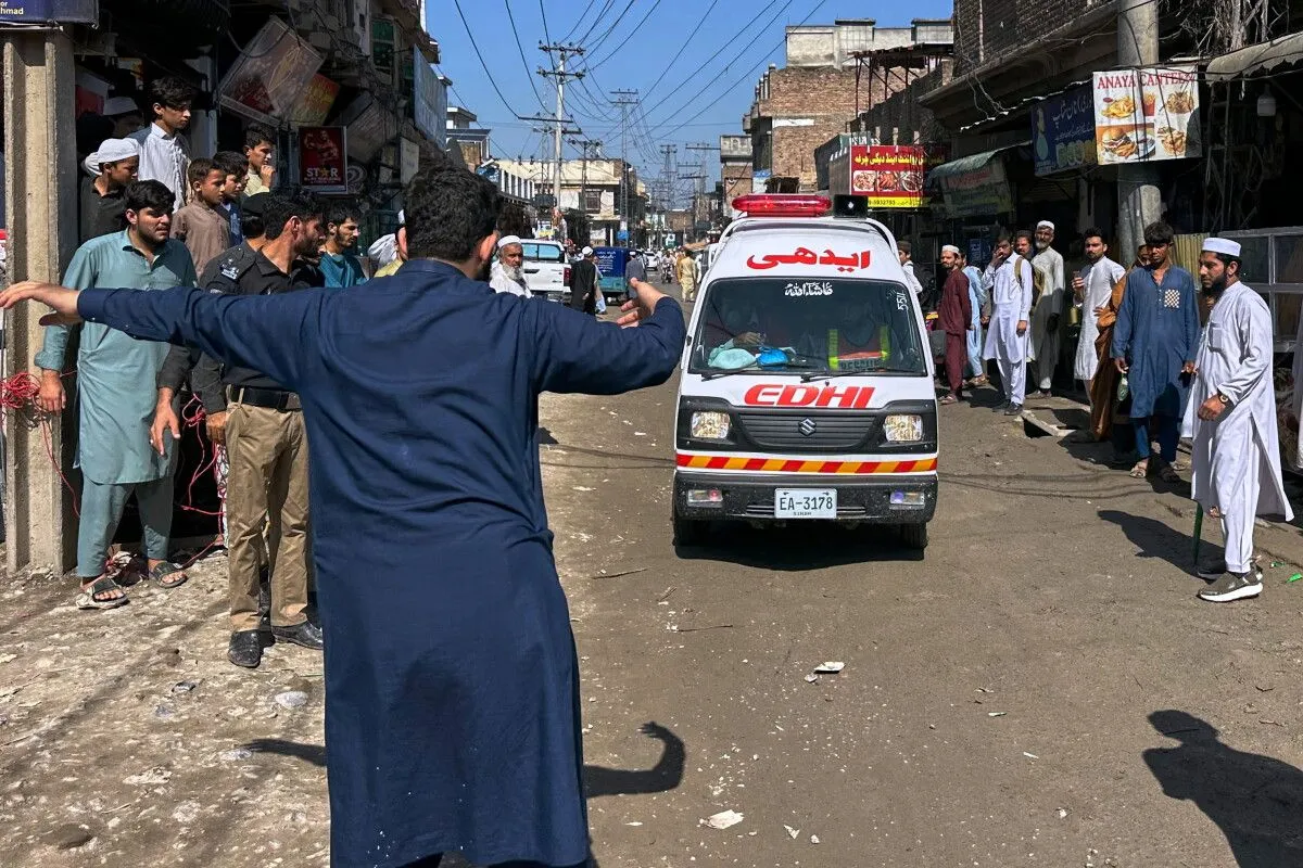 School roof collapse in Peshawar kills at least 33 pupils and a teacher