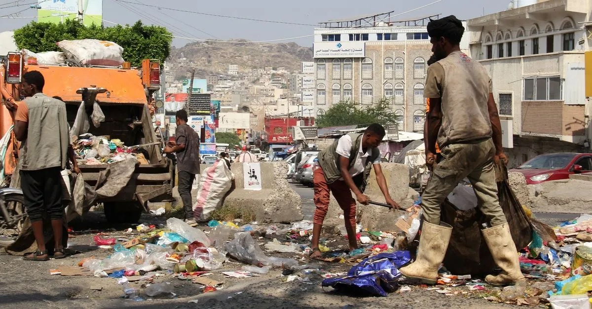 Water rationing, rubbish pile-up raise disease fears in Yemen's besieged Taiz Families have started rationing water in…