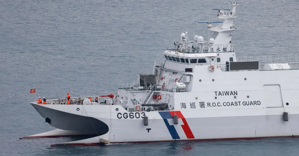 China's coast guard monitors the Philippines resupplying vessel at disputed shoal China's coast guard said it…
