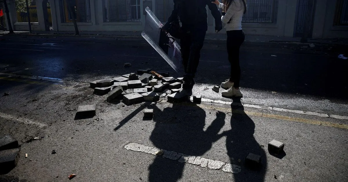 Albanian anti-government protesters clash with police in Tirana Thousands of young Albanians gathered outside the…