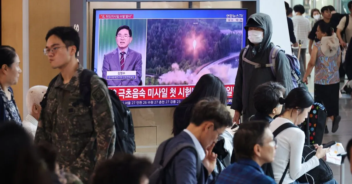 North Korea test-fires tactical ballistic missile, KCNA says North Korea test-fired a tactical ballistic ‌missile on…