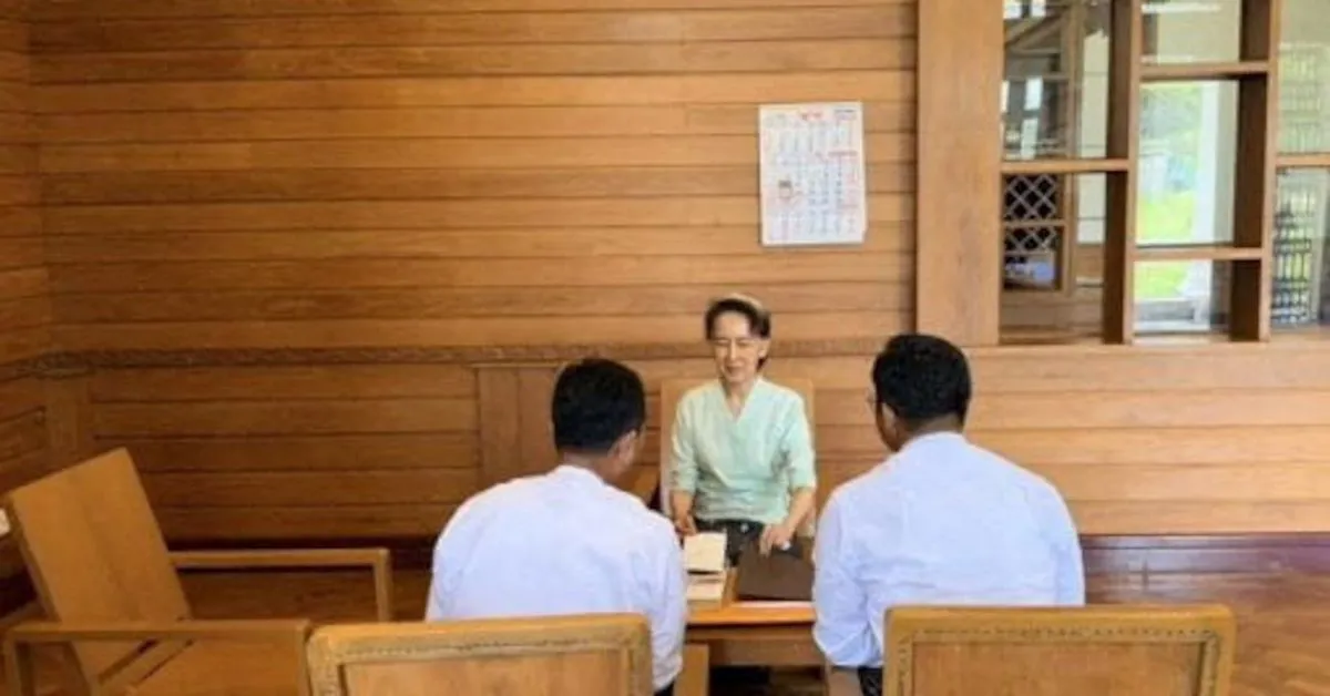 Myanmar's Aung San Suu Kyi speaks to son for first time in over five years The son of Myanmar's detained former leader…