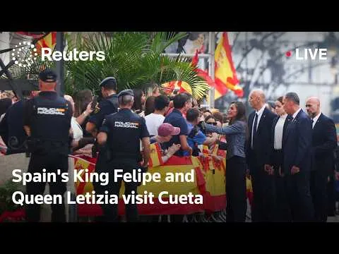 LIVE: Spain's King Felipe and Queen Letizia visit Ceuta YouTube video by Reuters