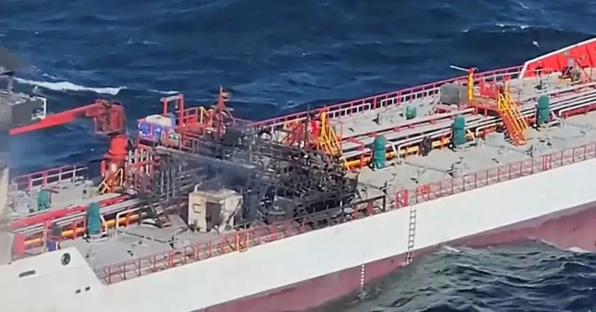 Romania resumes search for seven missing sailors from drone-hit ship Romania resumed a search on Friday for seven…