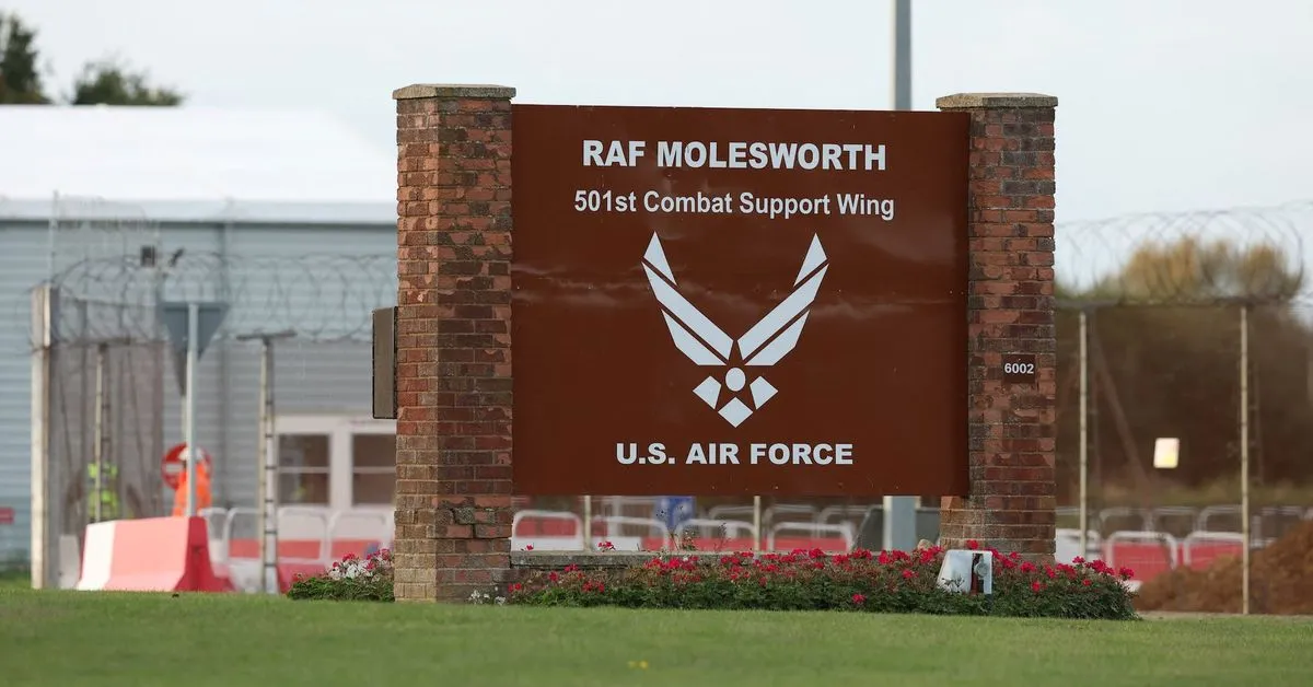 Two men arrested at UK airbase used by US released on bail British counter-terrorism police said on Friday that two…