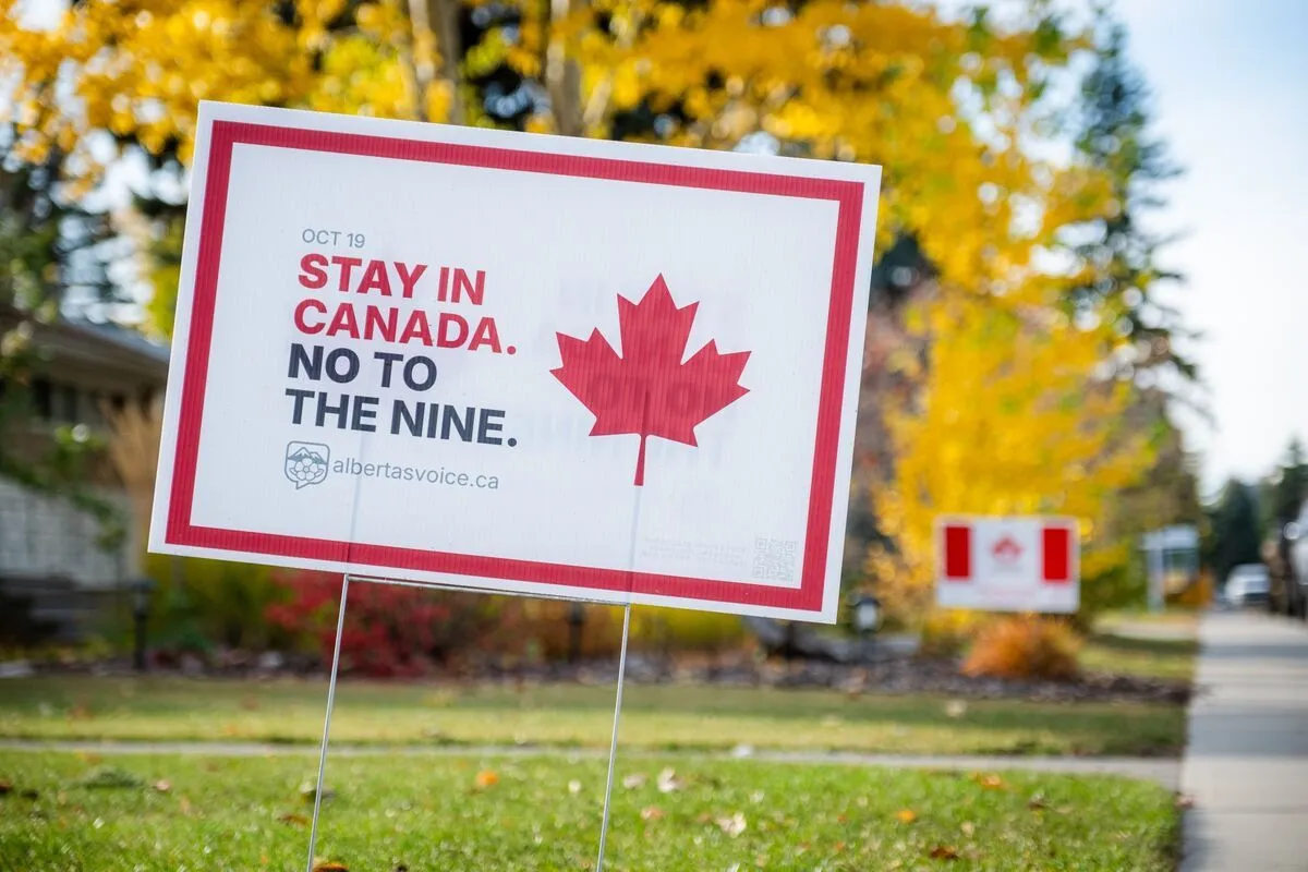 JUST IN: Alberta is set to reject separatism, voting to stay in Canada in a triumph for Prime Minister Mark Carney…