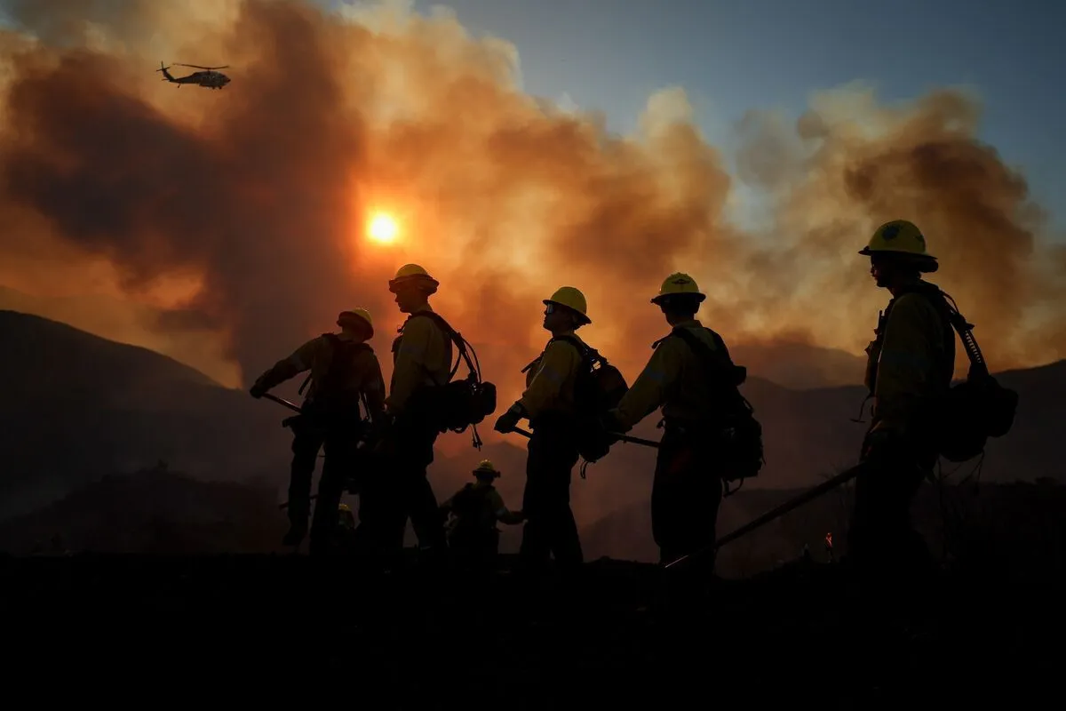 At least one firefighter has been injured and hundreds more are scrambling to contain a Malibu wildfire before…