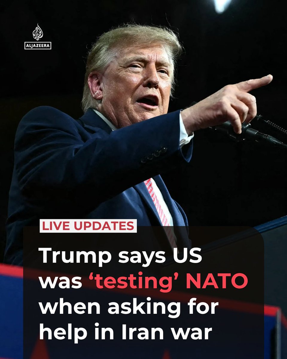 Trump says US may quit NATO because allies didn't help in Iran war