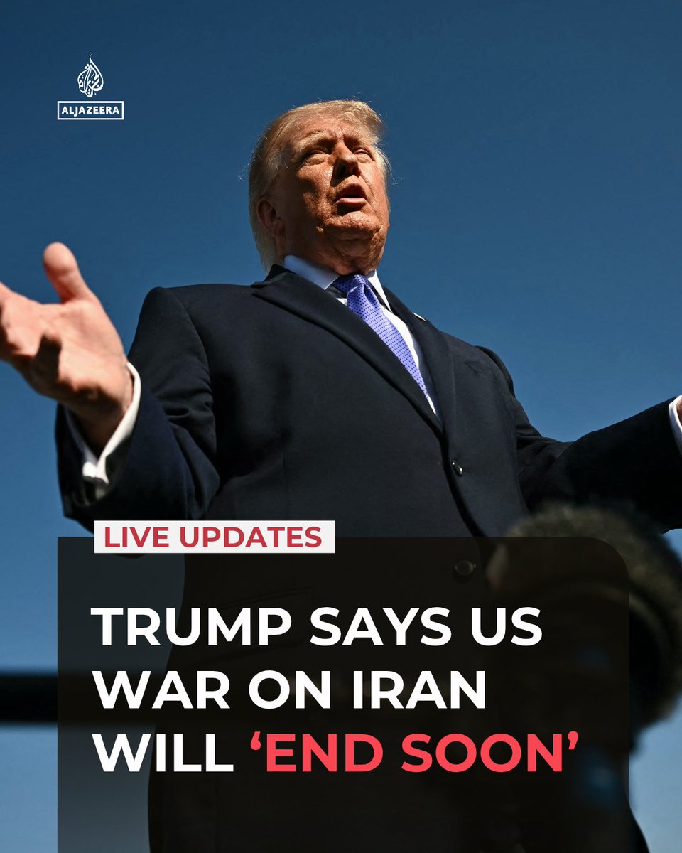 Trump says Iran war ends soon, as Gulf allies are told to expect strikes