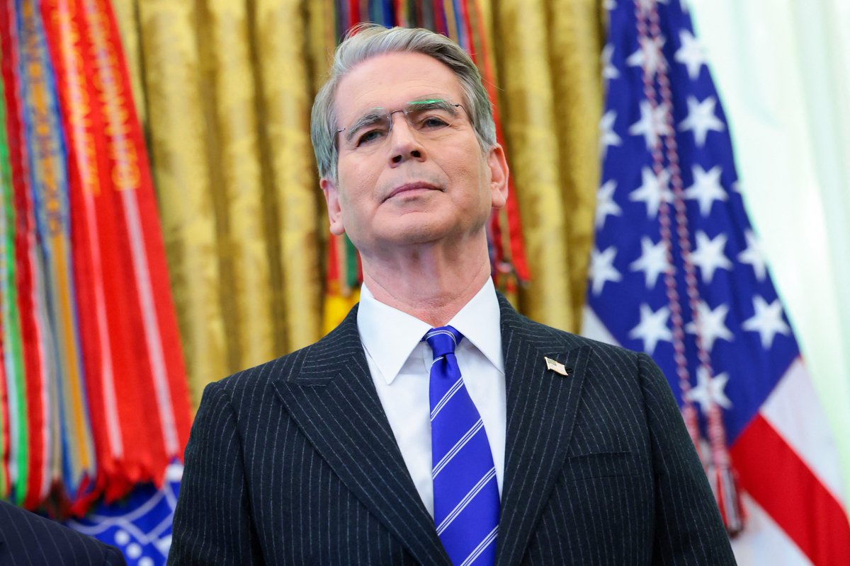US Treasury Secretary Scott Bessent claims sanctions on Iran are working, sharing satellite images that appear to show…
