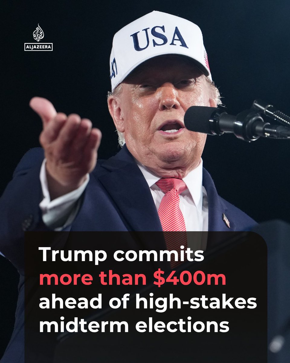US President Donald Trump has pledged more than $400m to support Republican candidates ahead of the November 3 midterm…
