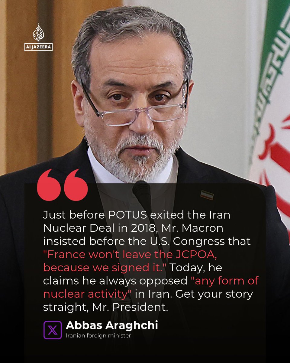 Iranian FM Abbas Araghchi has accused French President Emmanuel Macron of contradicting himself after he said Paris…