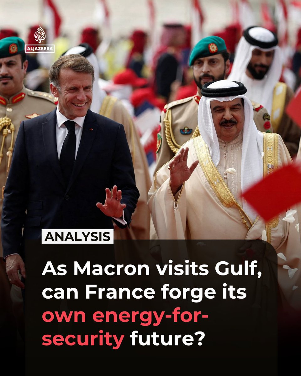 France’s leader is visiting Gulf states to strengthen defence ties and secure oil and gas supplies amid disruptions to…