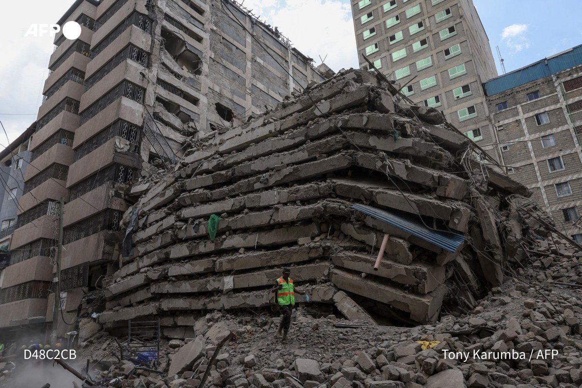 🇰🇪 A multi-storey building collapsed mid-construction in the Kenyan capital on Friday, the Red Cross said, with…