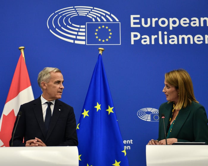 EU backs away from offer to Canada to start ‘associate member’ talks Watered-down version of statement to be issued at…