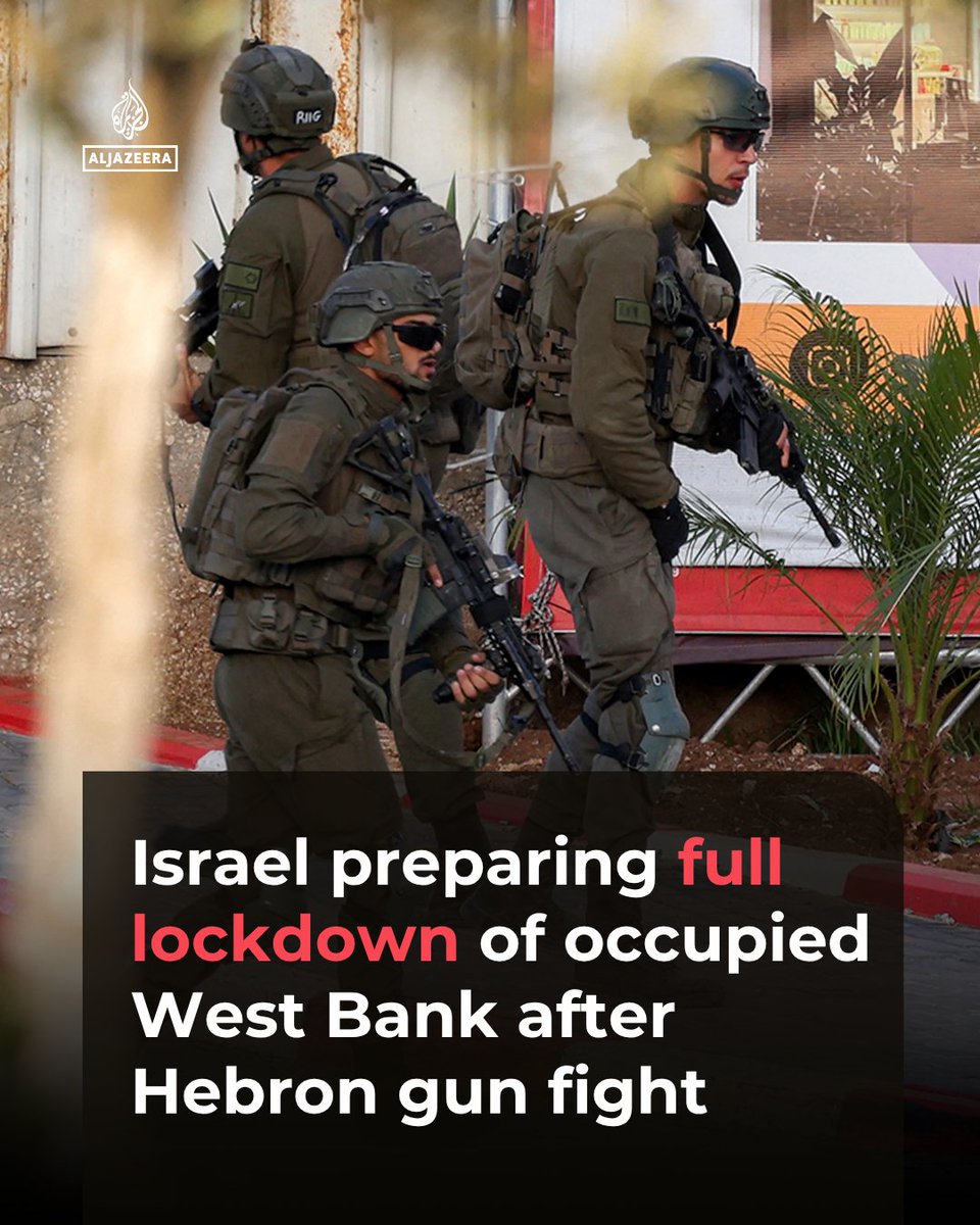 Israel's Netanyahu said he has ordered a full lockdown of the occupied West Bank after the Israeli military repelled…