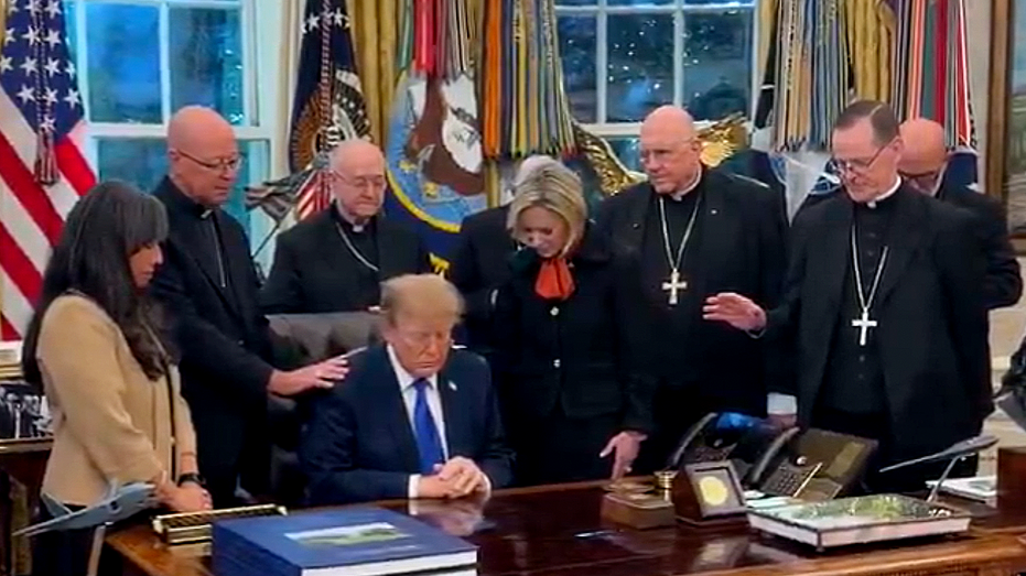 White House defends Trump after archbishop calls prayer moment 'manipulated' ahead of midterms Archbishop Jeffrey Grob…