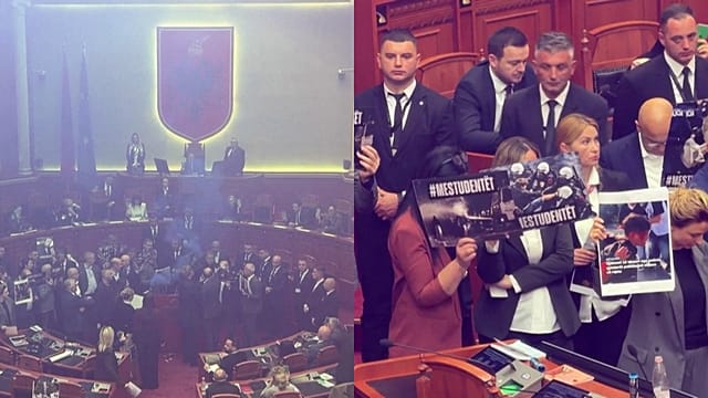 Albania: opposition MPs disrupt parliament with smoke flares Opposition MPs disrupted a parliamentary session in…