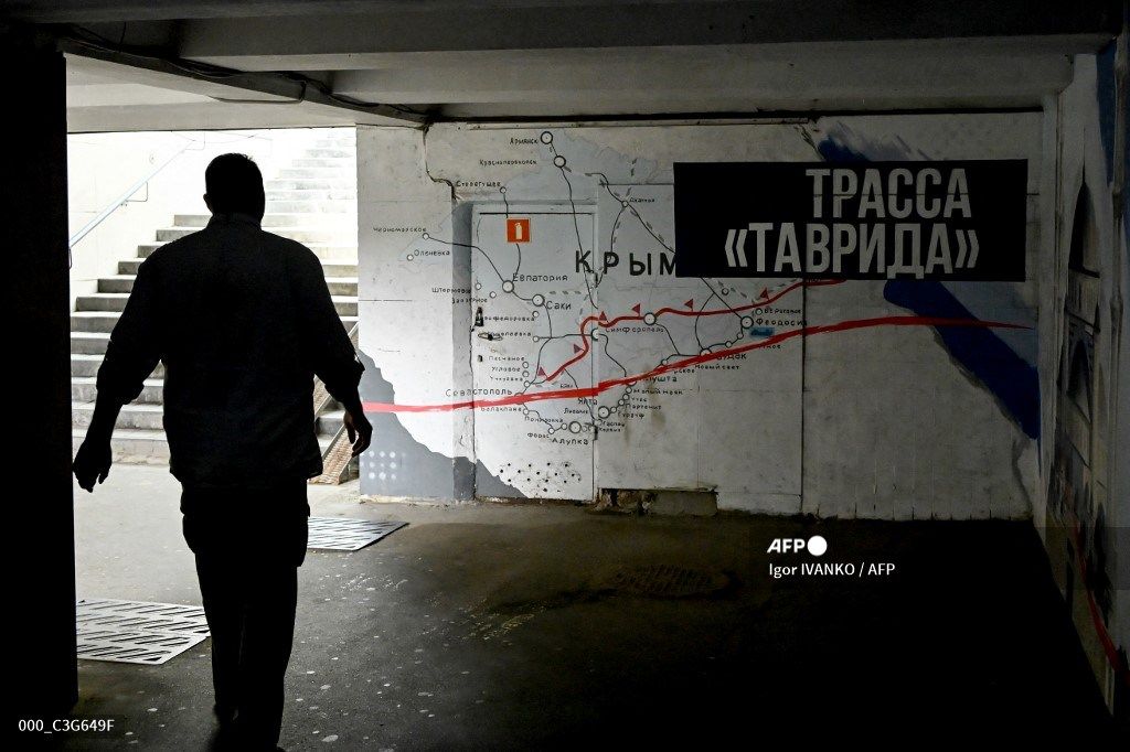A Ukrainian attack led to water and power cuts in occupied Crimea on Saturday, when a drone barrage hit southeastern…