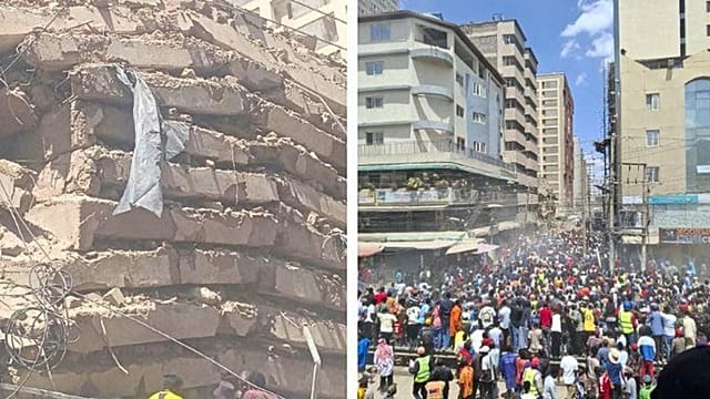 Several feared trapped as multi-storey building collapses in Nairobi Several people are feared trapped after a…
