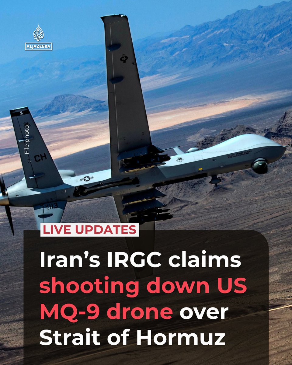Iran says it shot down US drone over Hormuz as Trump rules out pre-midterm attack